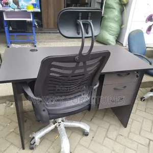 Study Table and Headrest Chair