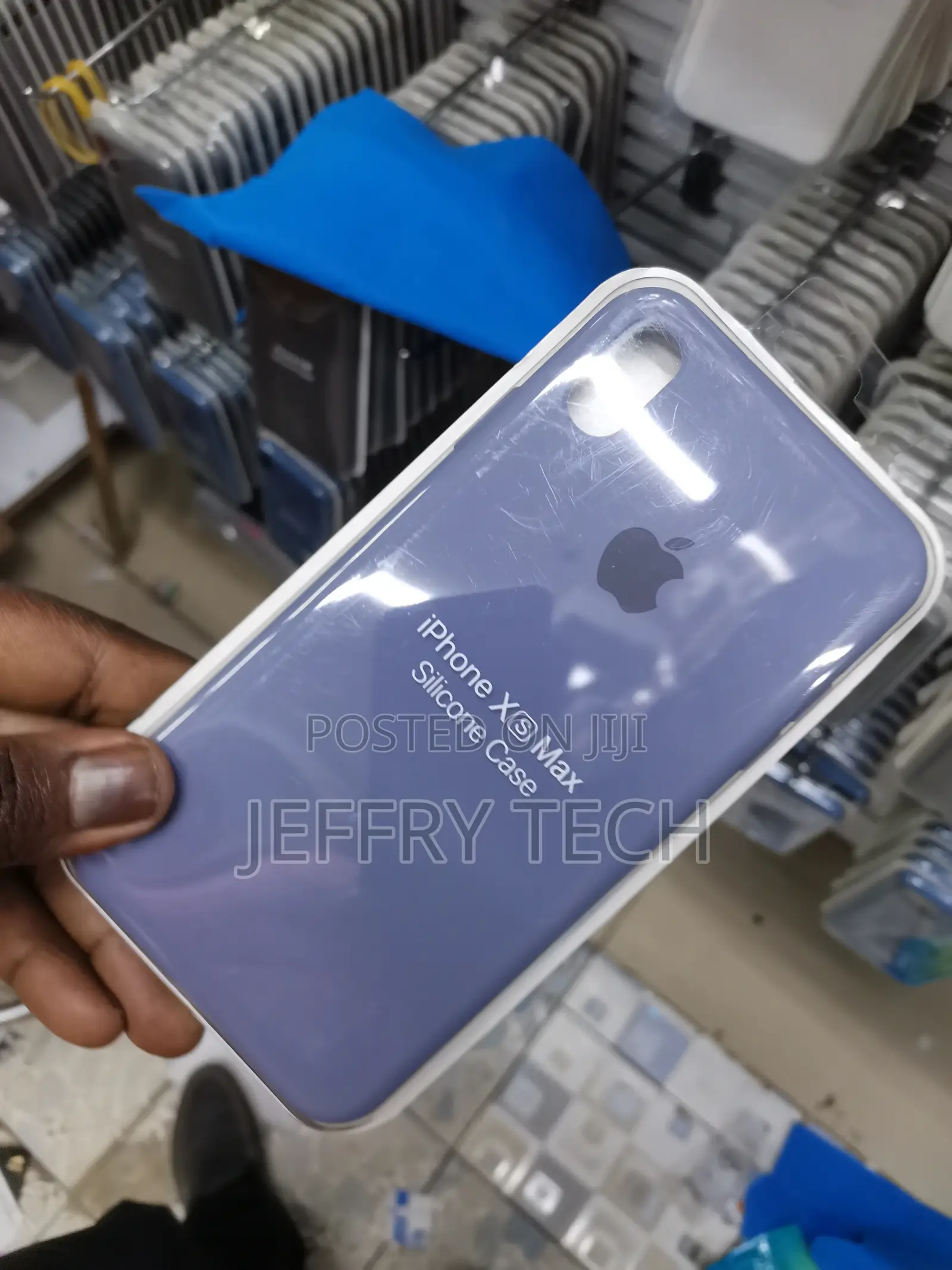 Purple Excellent iPhone XS Max Silicone Case