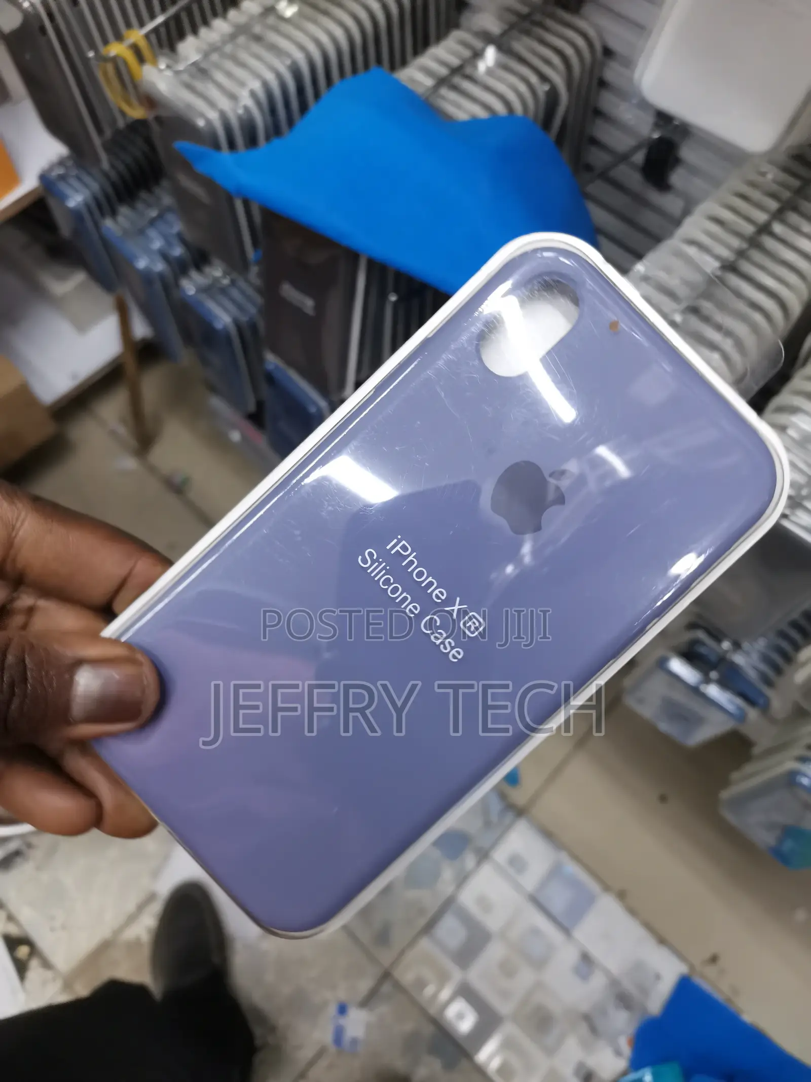 Hard Purple Excellent iPhone XR Silicone Case