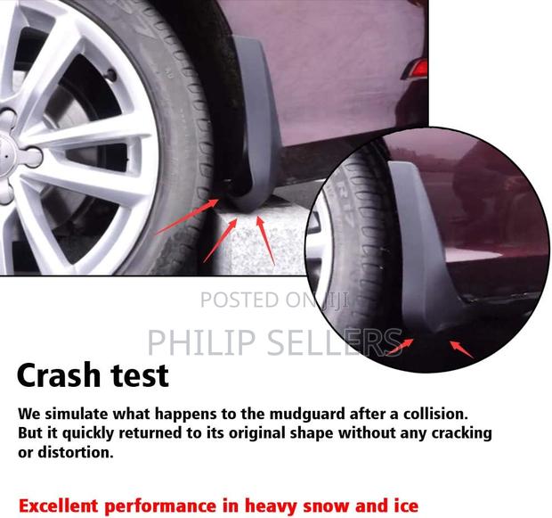 4pcs Car Mud Flaps Splash Guard Fender Mudguard Compatible W - thumbnail 2
