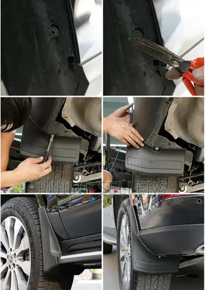 4pcs Car Mud Flaps Splash Guard Fender Mudguard Compatible W