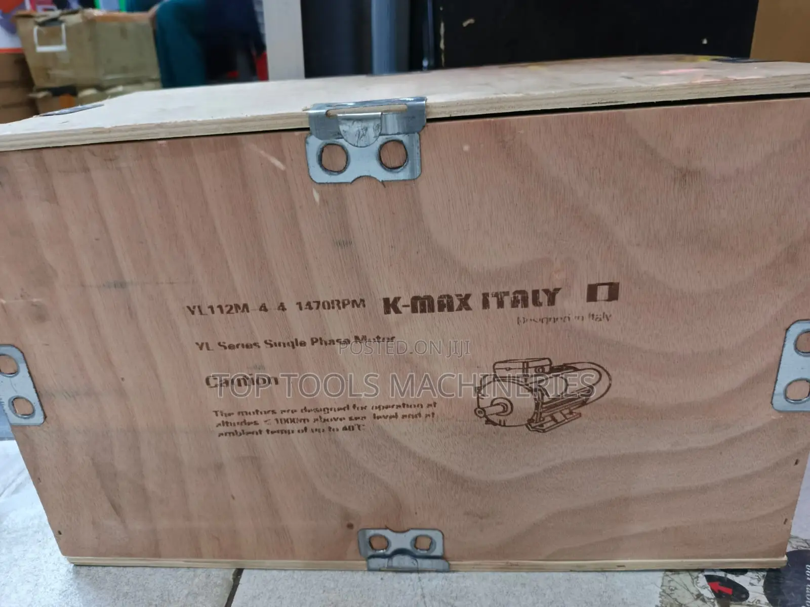 Kmax Italy 5.5hp Motor Low Speed Single Phase