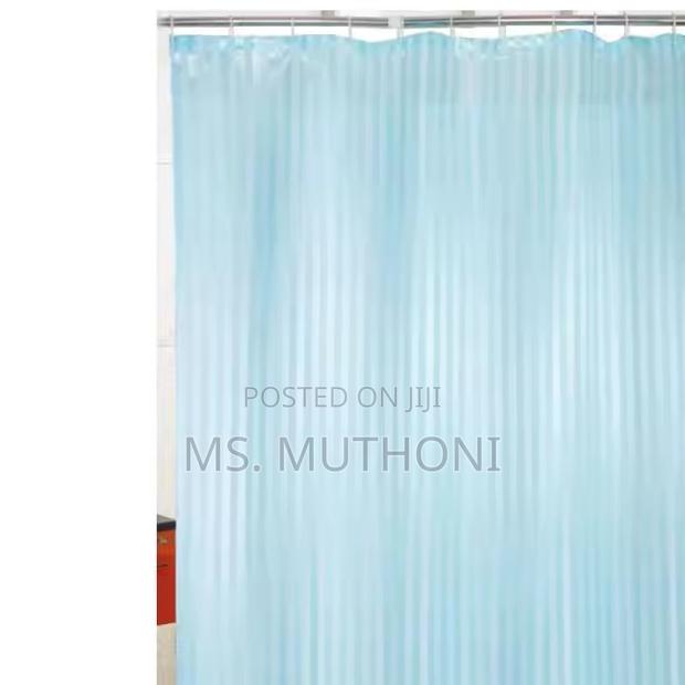 Stripped Shower Curtains, Waterproof - thumbnail 3