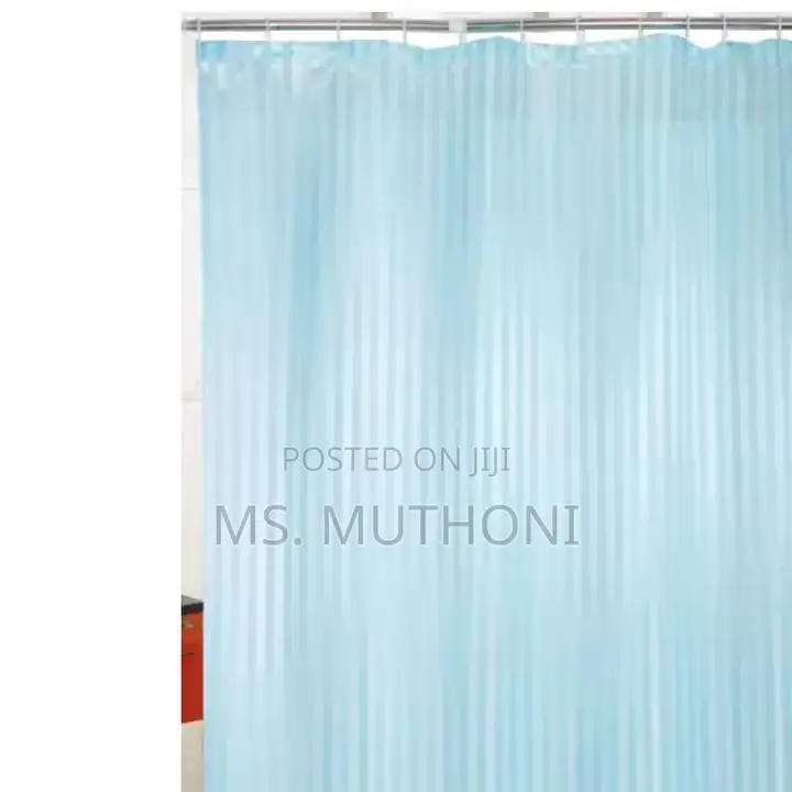 Stripped Shower Curtains, Waterproof