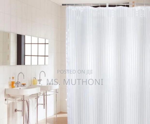 Stripped Shower Curtains, Waterproof