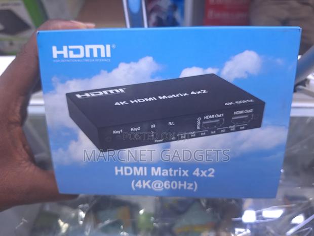 4×2 Hdmi Switch Matrix With Remote and Charger 60HZ - main view