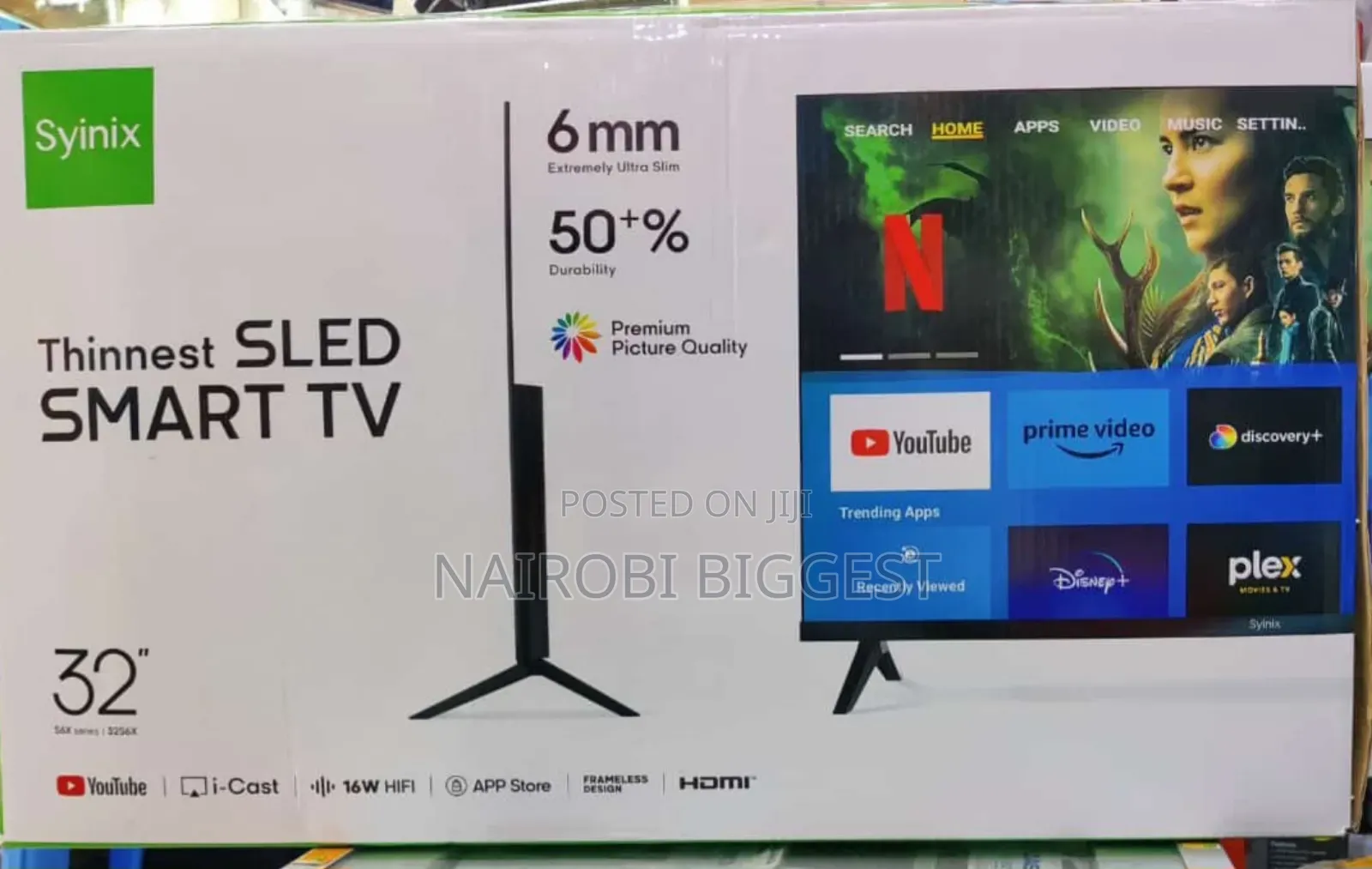 Synix 32" Smart Sled Best Television
