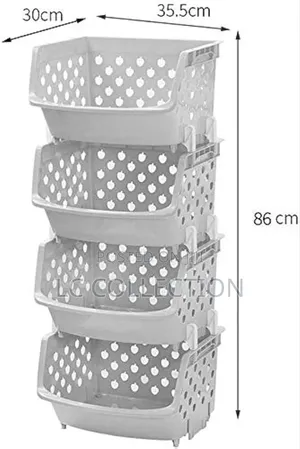 Hard Plastic Drawer 4 Layer