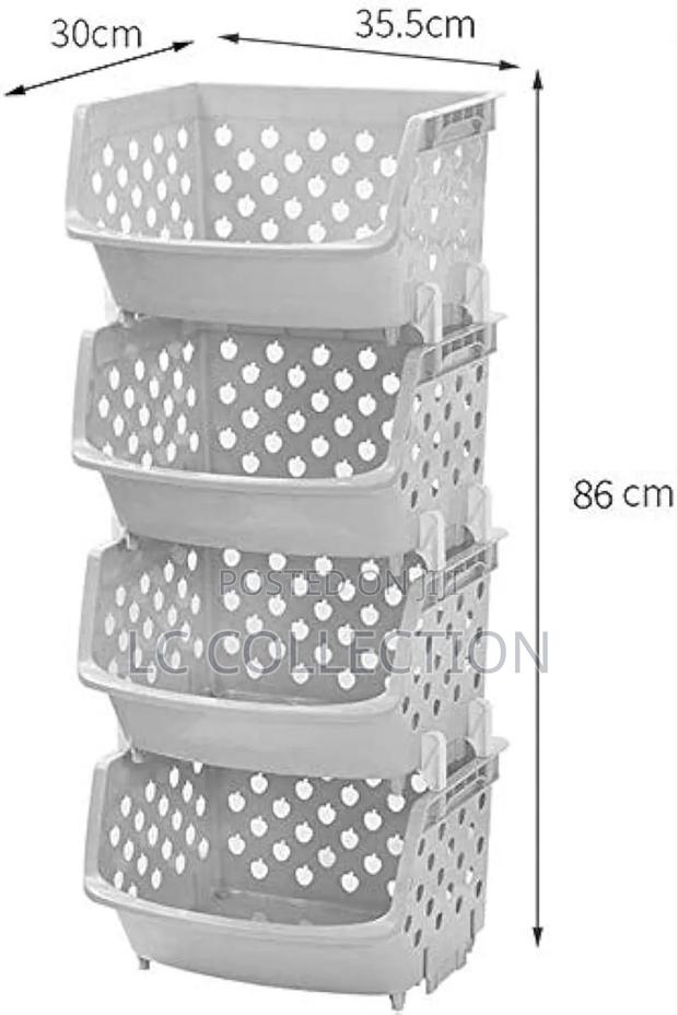 Hard Plastic Drawer 4 Layer - thumbnail 3