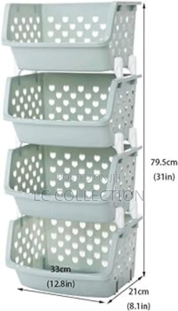 Hard Plastic Drawer 4 Layer - thumbnail 4