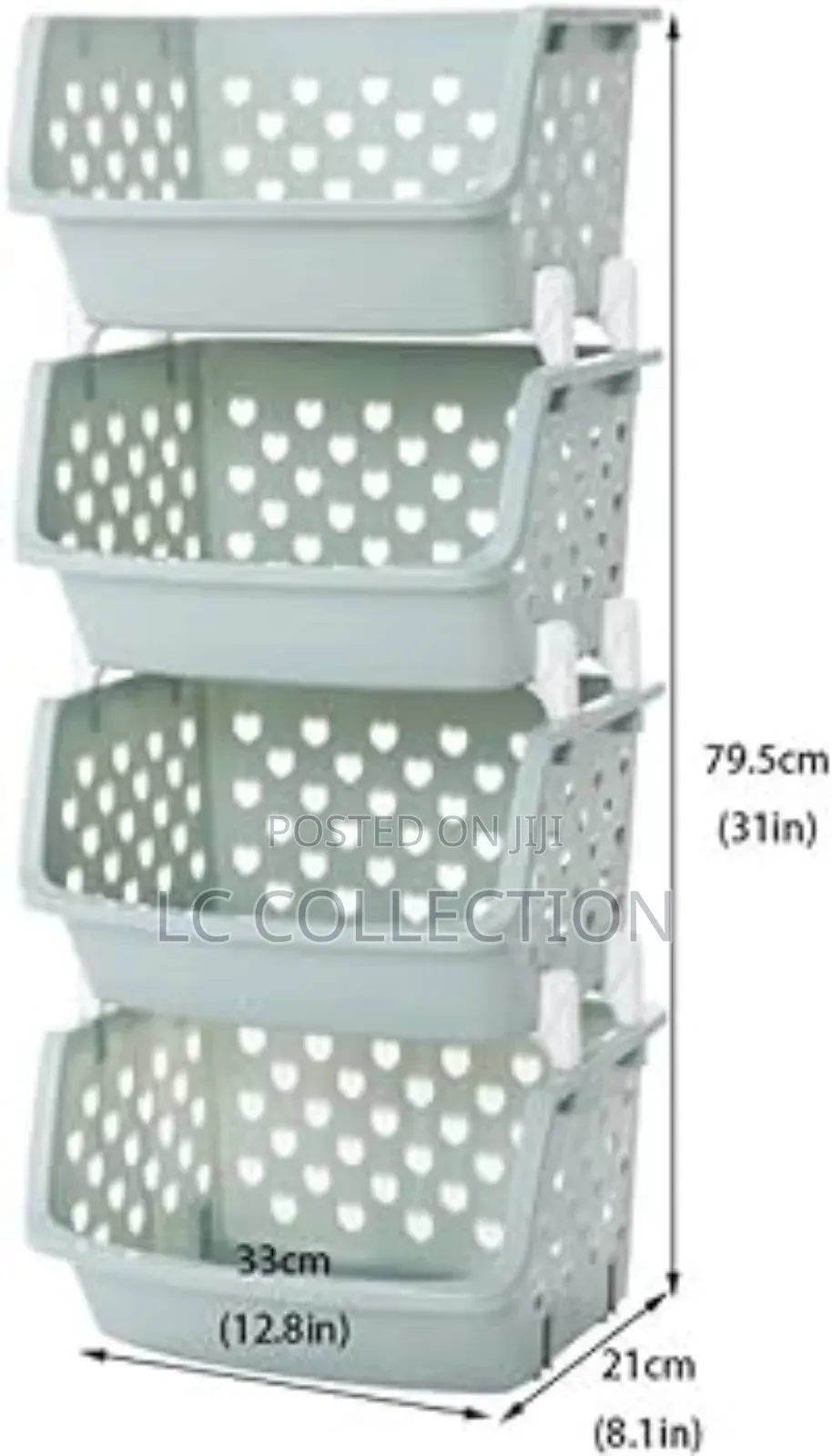 Hard Plastic Drawer 4 Layer