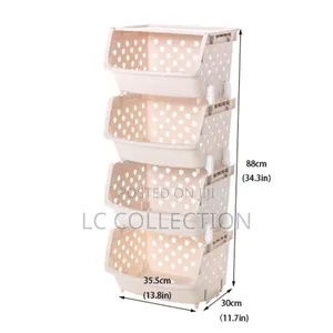 Hard Plastic Drawer 4 Layer