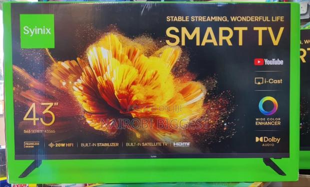 Synix 43" Best Smart Google Frameless Television - main view