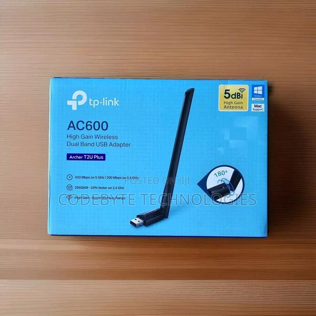 Tp-Link Ac600 Wireless Dual Band Adapter- Tl-Archer T2u Plus - main view