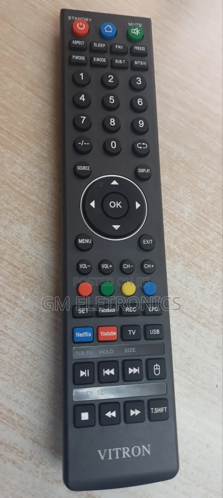 High Quality Vitron Smart Tv Replacement Remote Available.