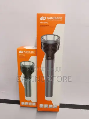 Kamisafe Light Rechargeable Torch 1500mah Battery