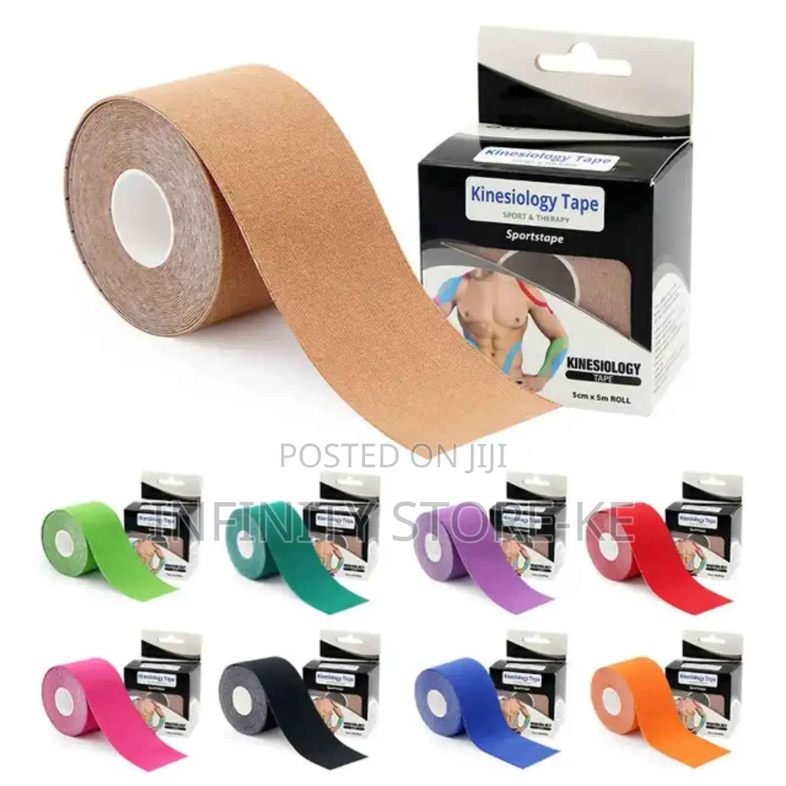 Waterproof and Sweatproof Kinesiology -Tape for Athletics /Sports