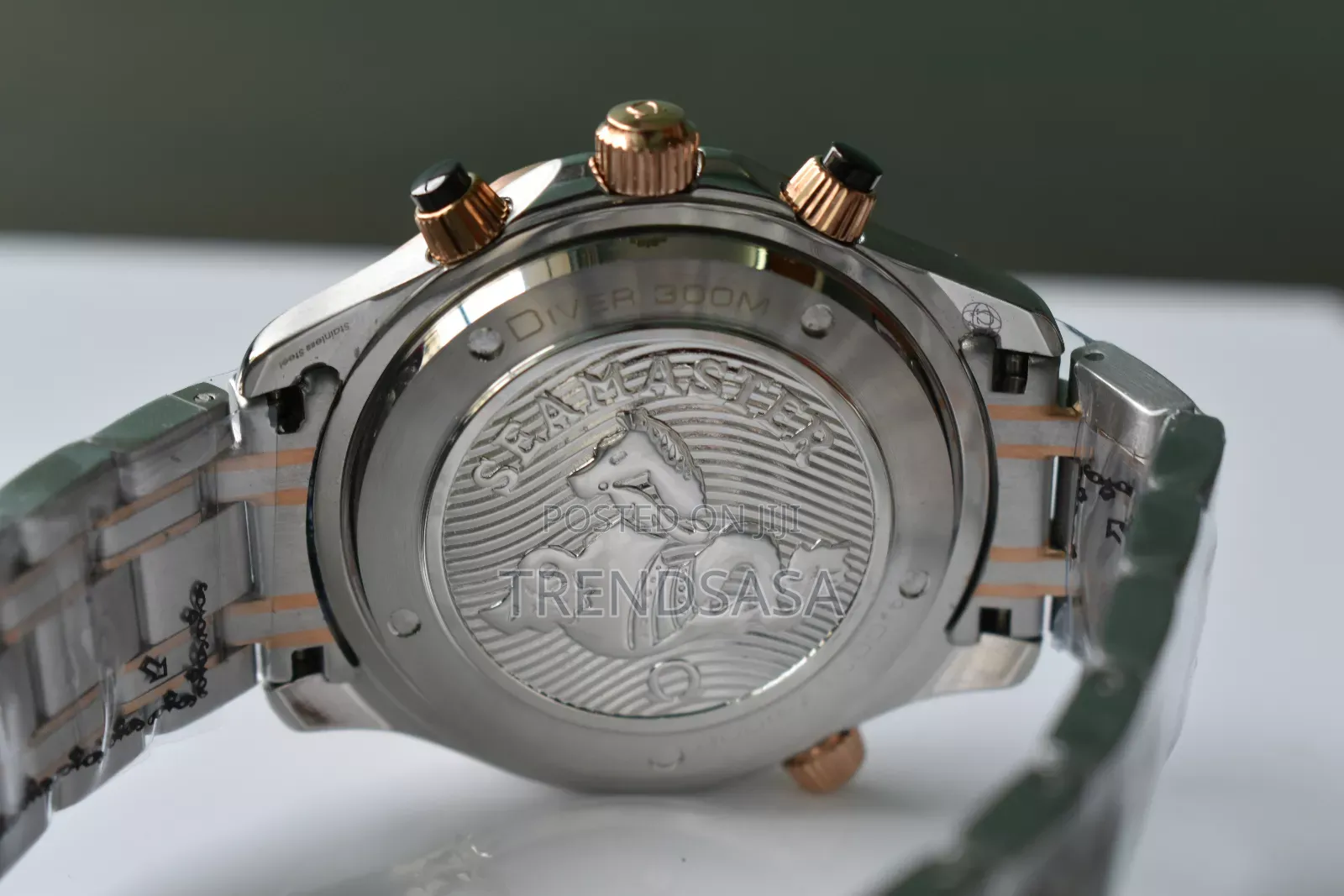 Omega Seamaster Two Tone Chronograph Watch