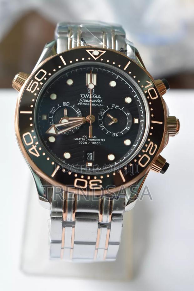 Omega Seamaster Two Tone Chronograph Watch