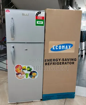 Ecomax 138l Double Door Silver Refrigerator