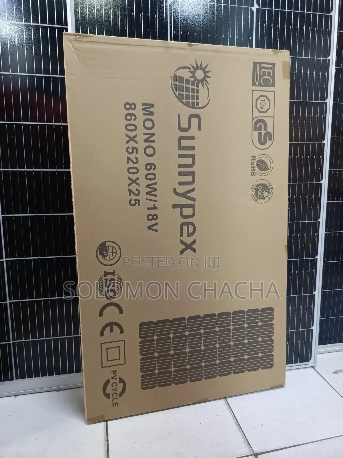 Sunnypex Mono 60/18v Solar Panel