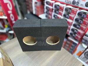 Flat 6 Inch MDF Cabinets - A Pair