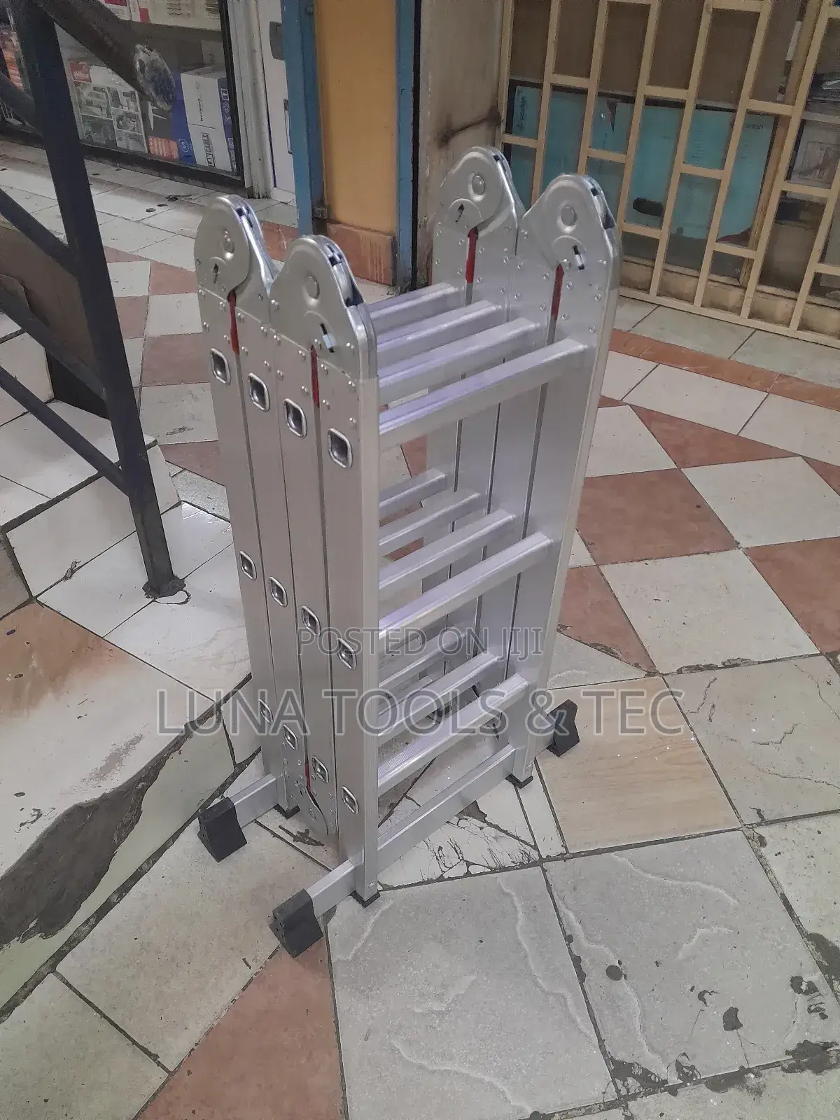 Strong 3×4 Aluminium Ladder, 12ft.