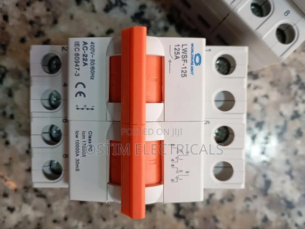 125A Dual Power Manual Changeover 2pole