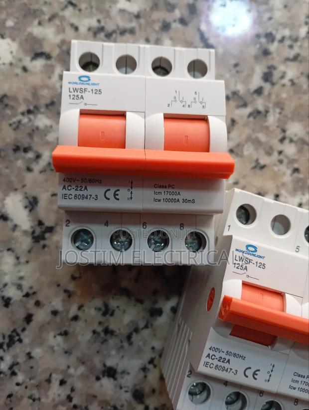 125A Dual Power Manual Transfer Switch 2pole
