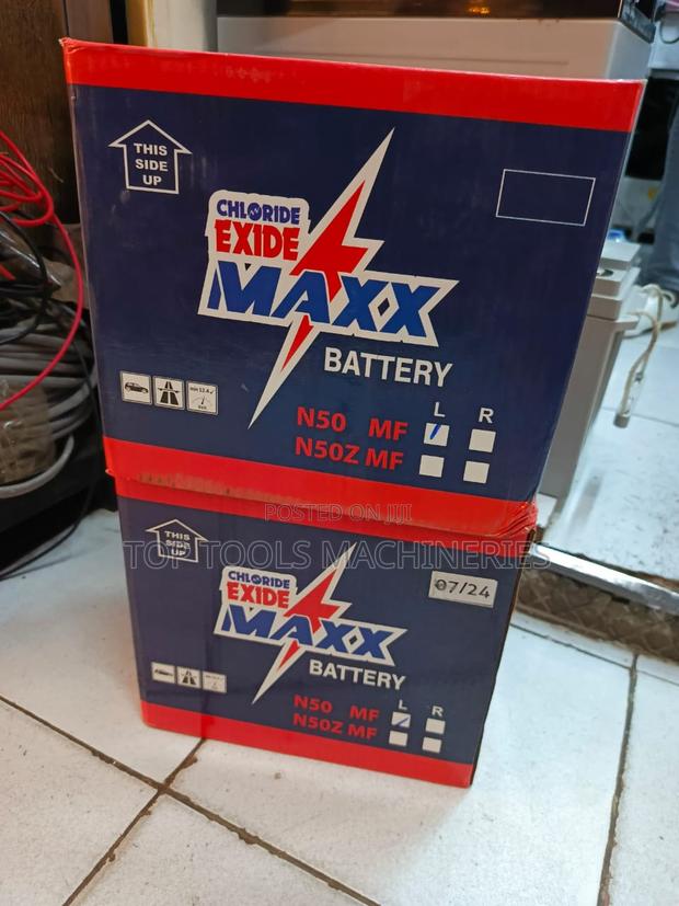 Chloride Exide MAXX N50 Dry Car Battery - main view