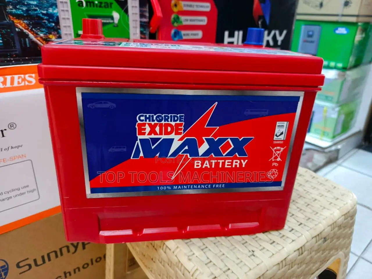 MAXX Chloride Exide N50 Dry Car Battery