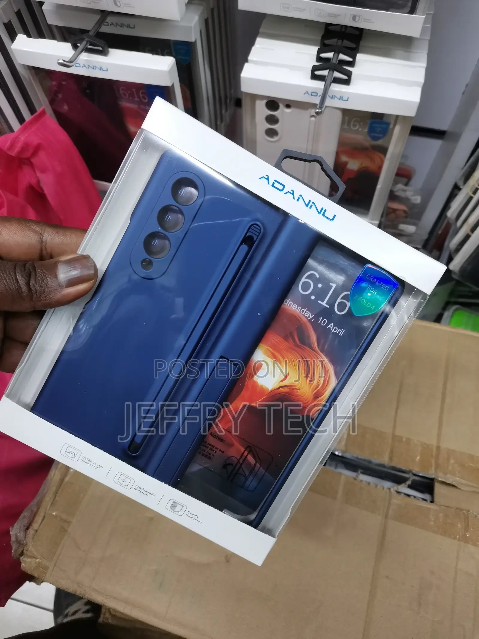 Blue Samsung Galaxy Z Fold 4