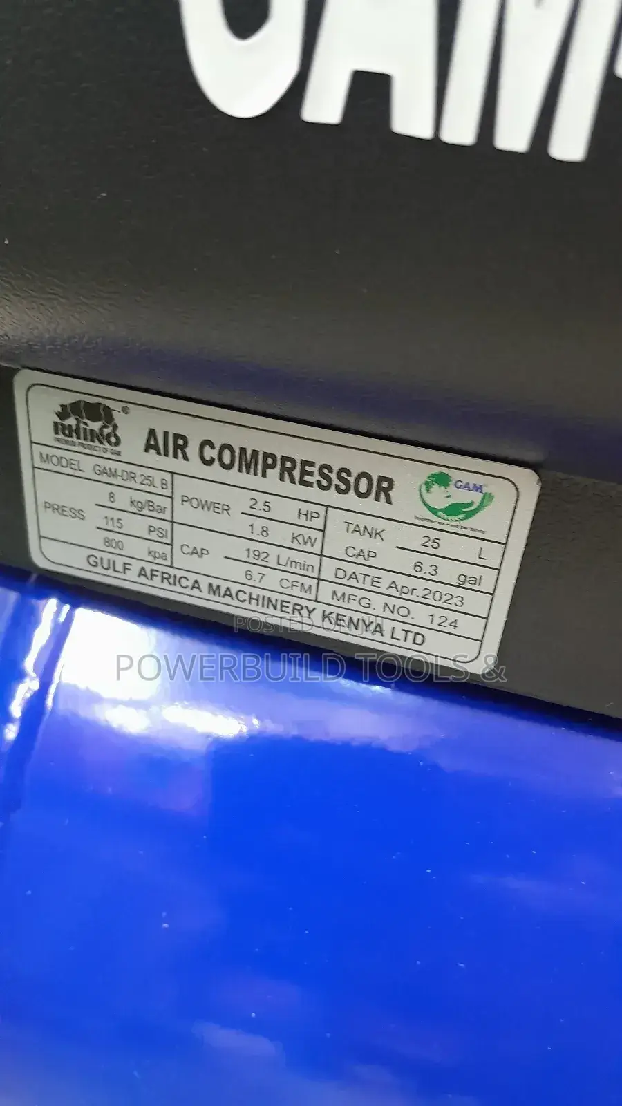 Aluminium Head 25L Direct Compressor