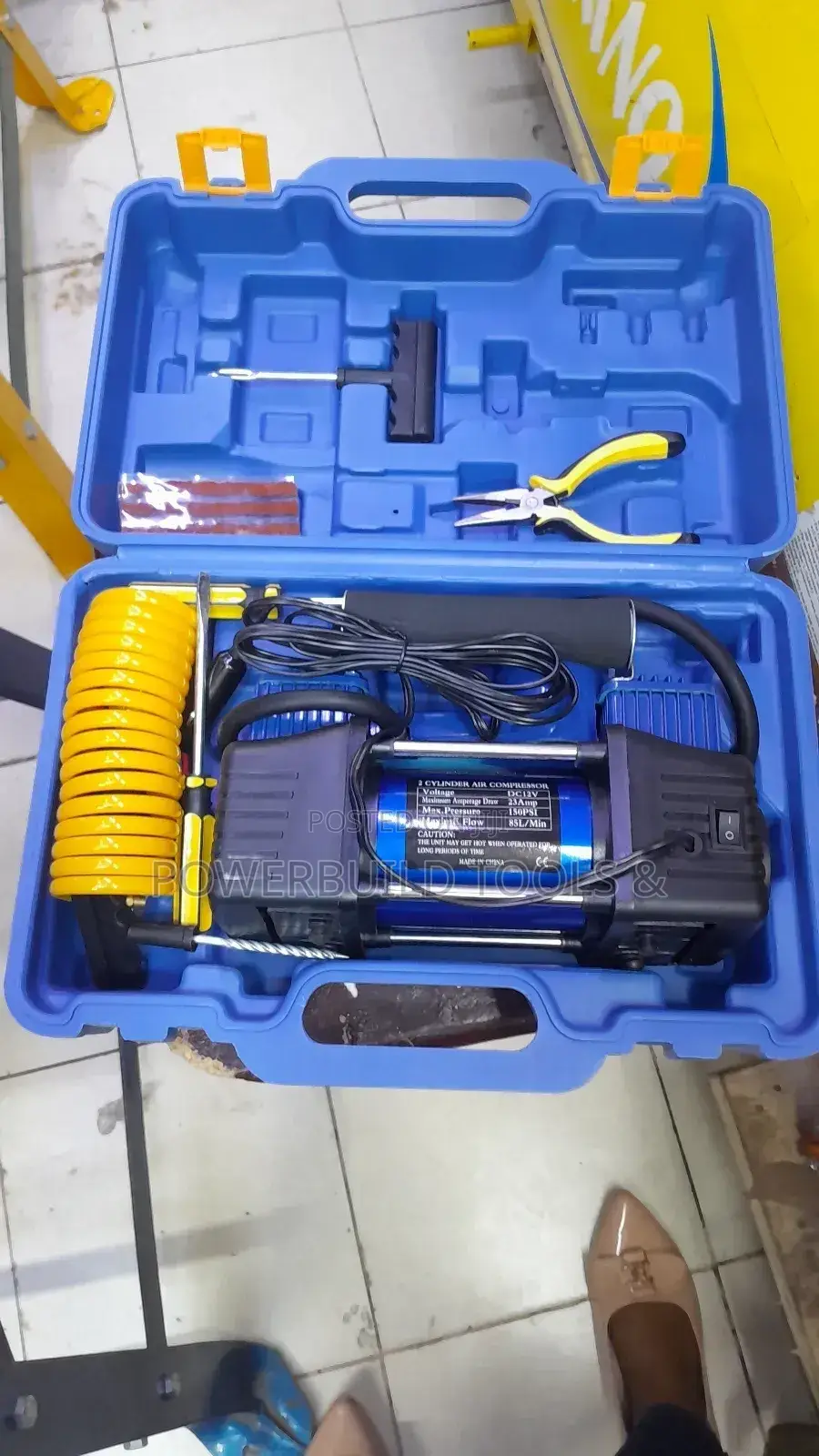 Portable 2 Cylinder Air Compressor