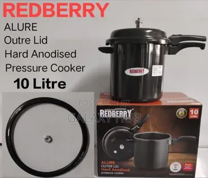*Hard Anodized Pressure Cooker* Alure Outer Lid 10litres