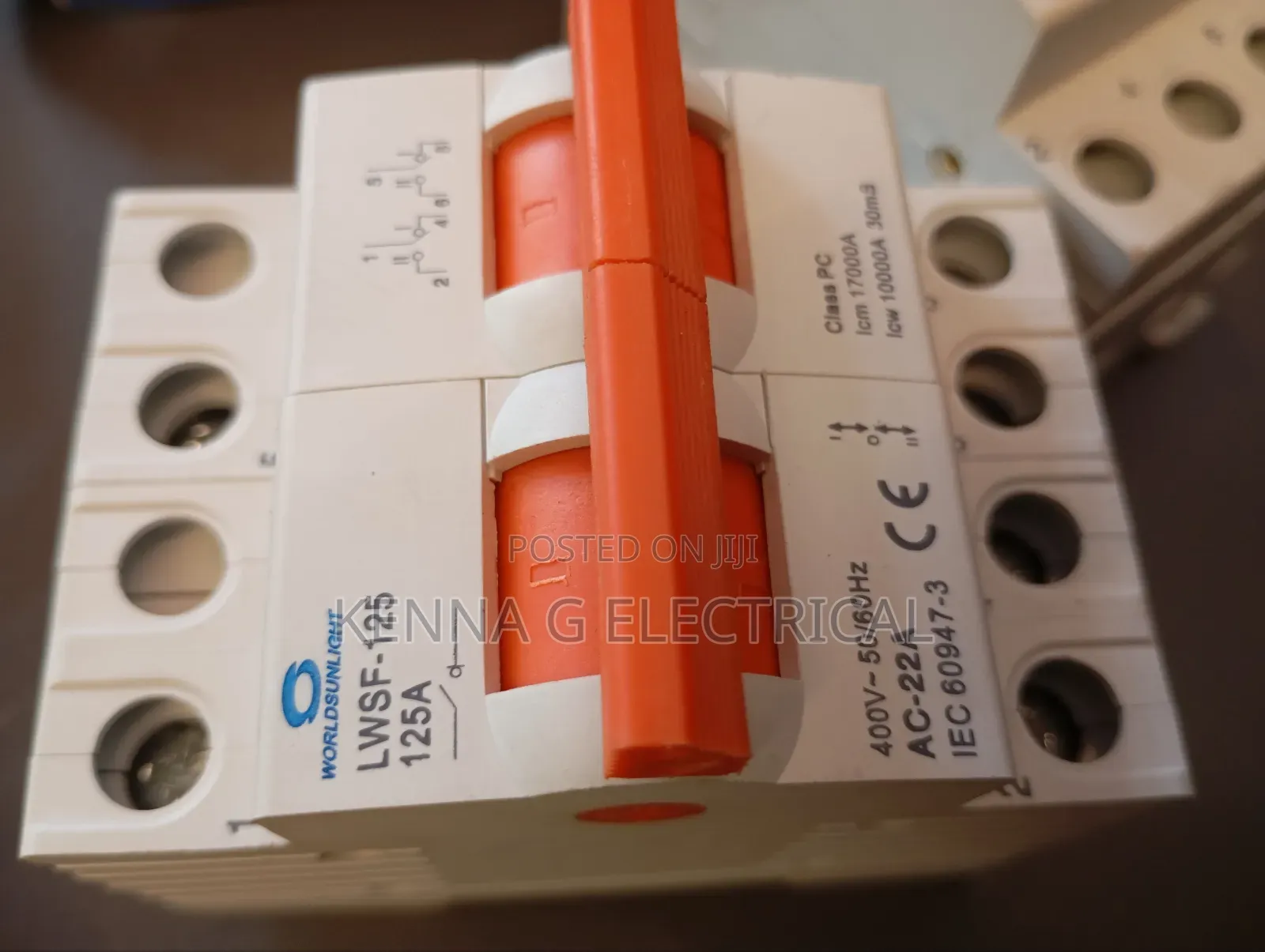 125A Dual Power Manual Changeover 2pole
