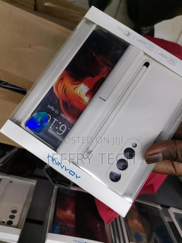 Whitegalaxy Z Fold4 Case, 2 in 1 Plating PC Pen Holder - thumbnail 2