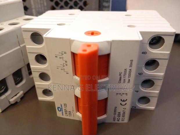 2P 125A Din Changeover Switch - main view