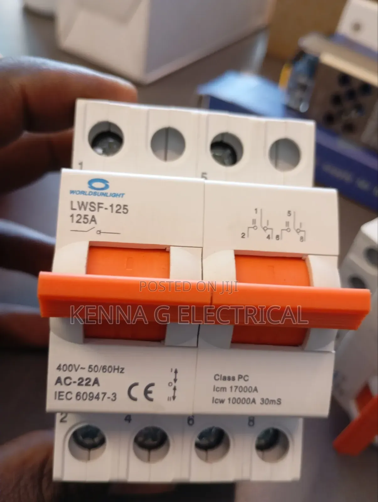 125A 2P Modular Changeover Switch