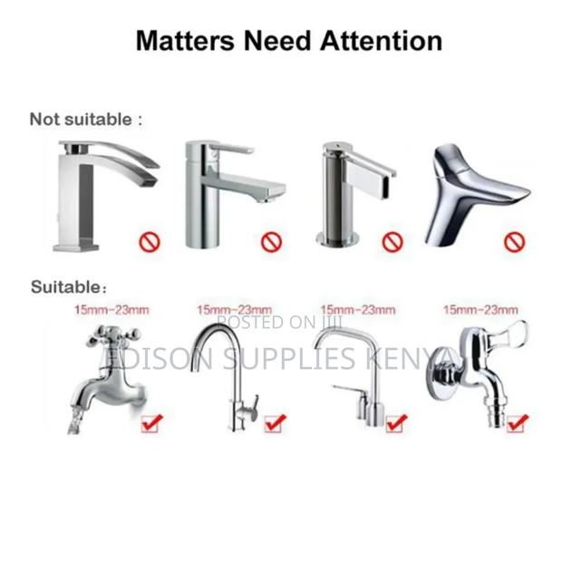 Faucet Extender Sink Tap Faucet Extender 360°Rotating - thumbnail 4