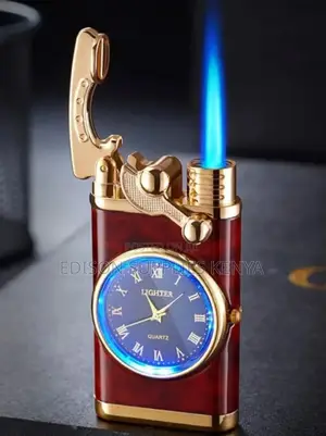 Refillable Gas Lighter Safe Butane Flame Fire