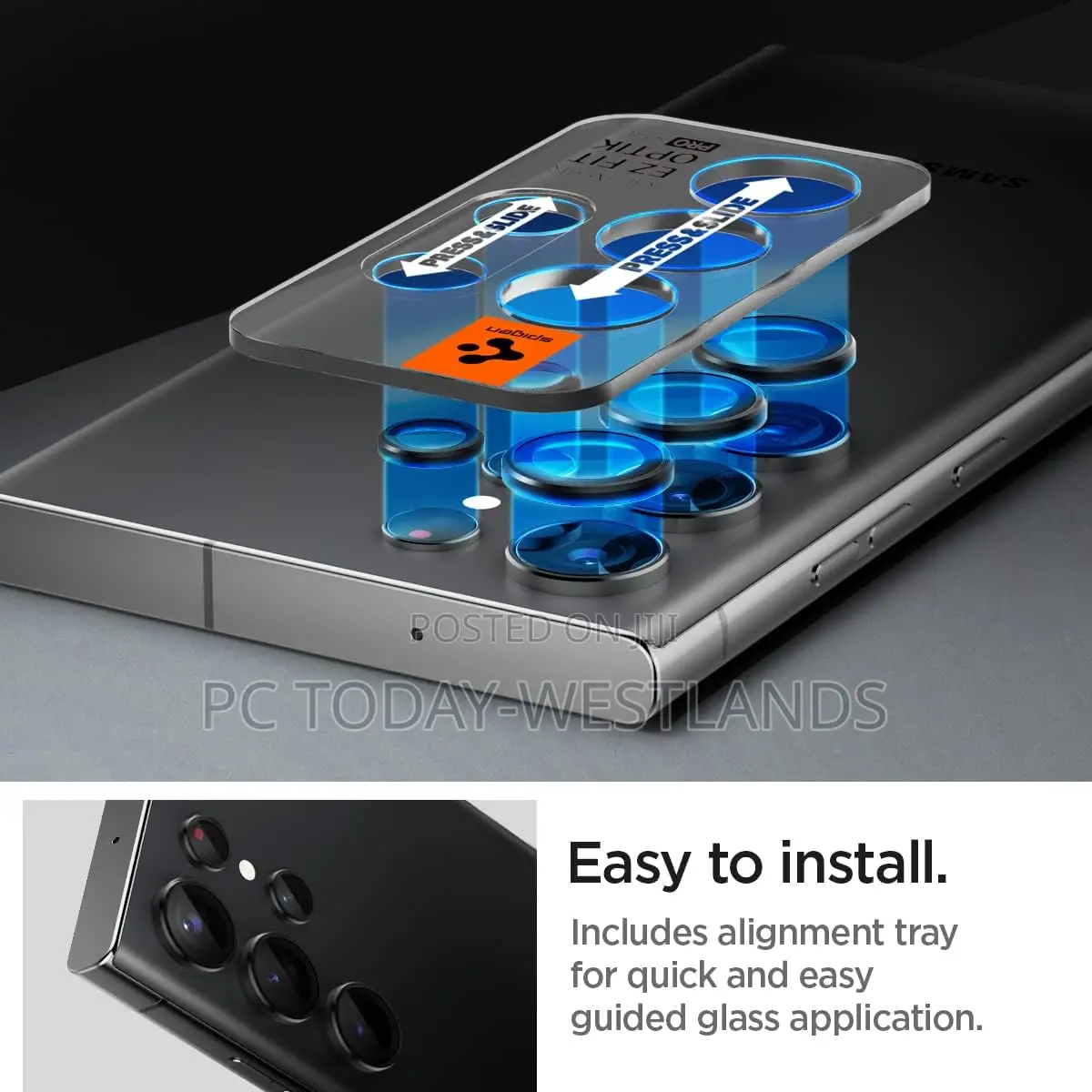 Spigen Camera Lens Screen Protector Designed for Galaxy S23