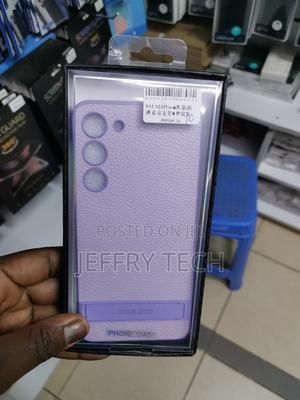Light Purple Leather Case for Samsung Galaxy S23 - thumbnail 2