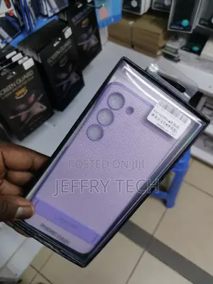 Light Purple Leather Case for Samsung Galaxy S23