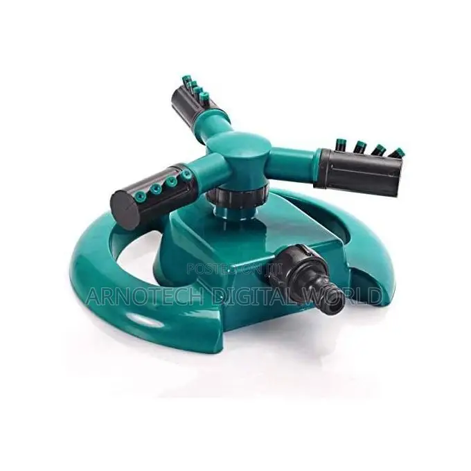 3 Arm 360 Auto-Rotating Water Sprinkler Garden Sprinkler