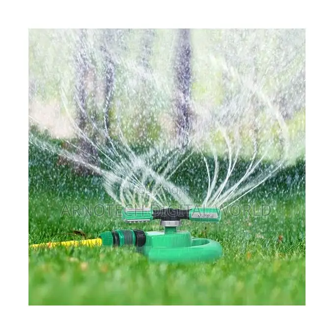 3 Arm 360 Auto-Rotating Water Sprinkler Garden Sprinkler