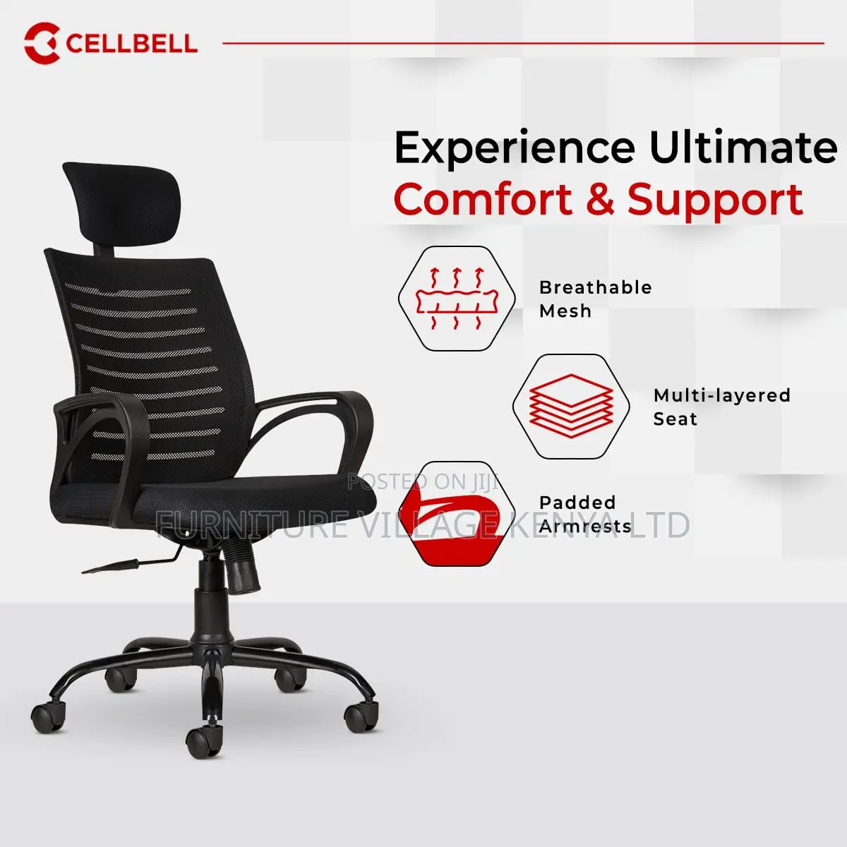 Mesh High Back Ergonomic Office Chair