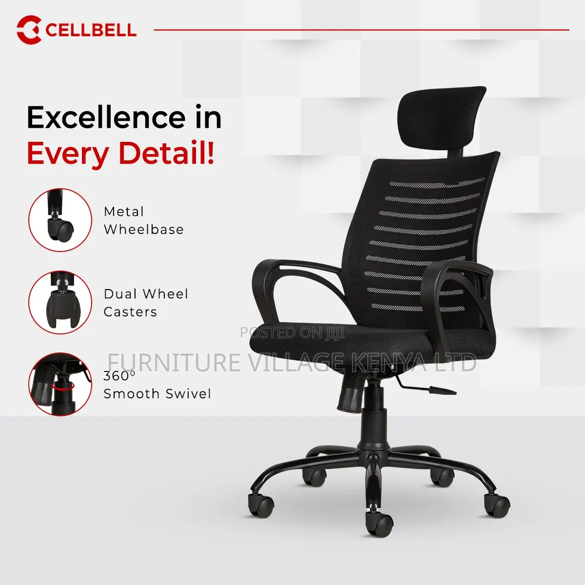 Mesh High Back Ergonomic Office Chair