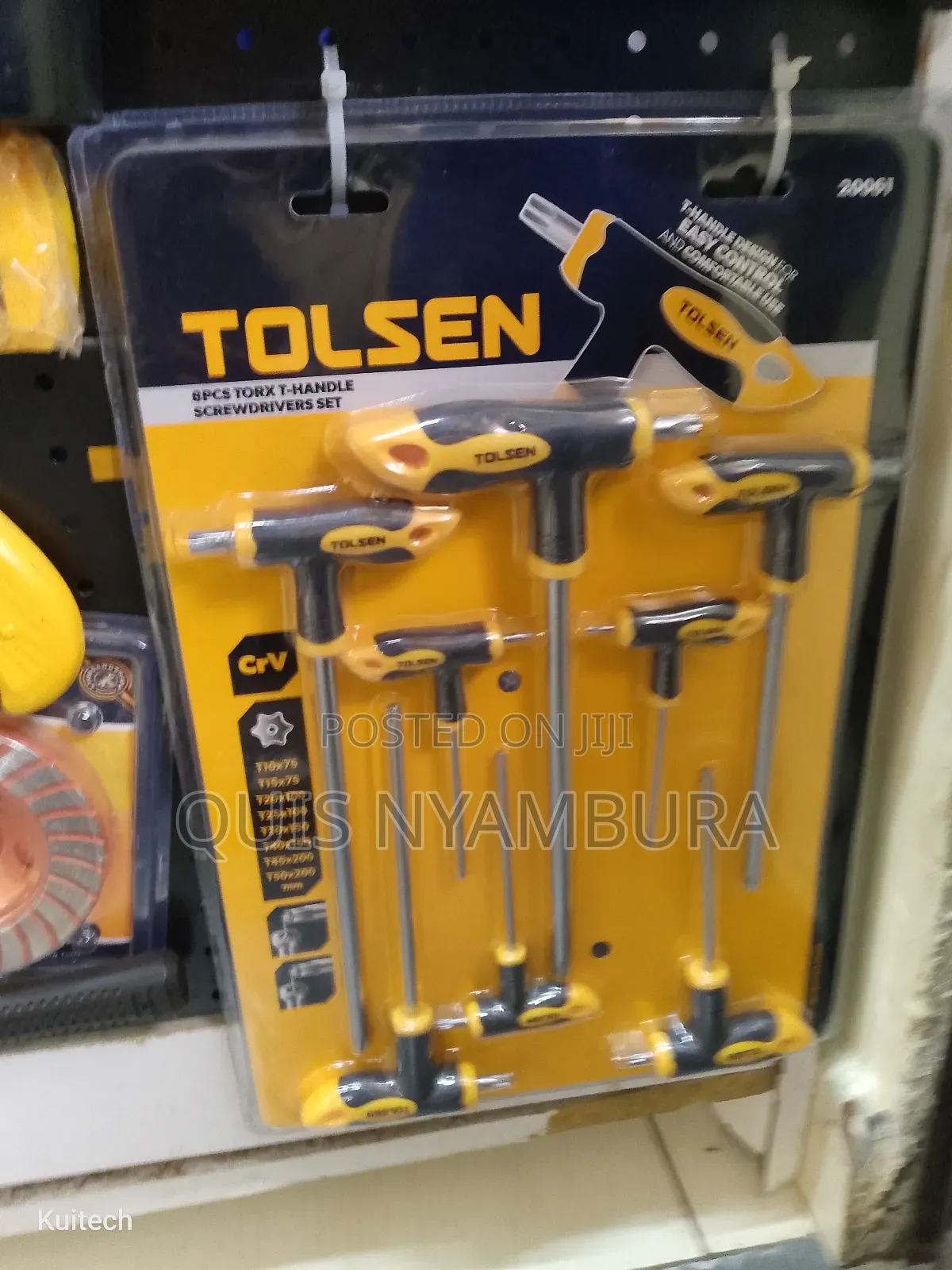 Torx T-Handle Screwdriver Set 8pc