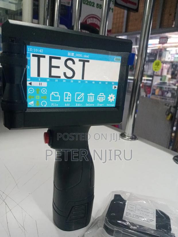 Handheld Inkjet Portable Printer. - main view